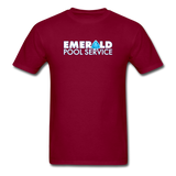 Emerald Pools - Fruit of the Loom Unisex T-Shirt - burgundy