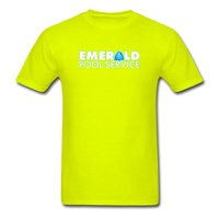 Emerald Pools - Fruit of the Loom Unisex T-Shirt - safety green