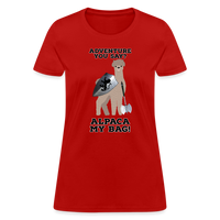 Alpaca My Bag Ax Version - Women's T-Shirt - red