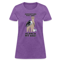 Alpaca My Bag Ax Version - Women's T-Shirt - purple heather