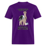 Alpaca My Bag Ax Version - Unisex Classic T-Shirt - purple