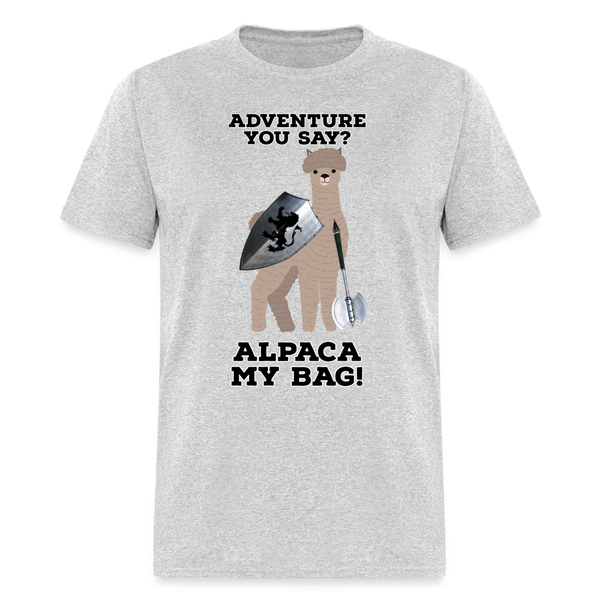 Alpaca My Bag Ax Version - Unisex Classic T-Shirt - heather gray