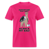 Alpaca My Bag Ax Version - Unisex Classic T-Shirt - fuchsia