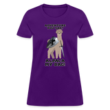 Alpaca My Bag Sword Version - Women's T-Shirt - purple