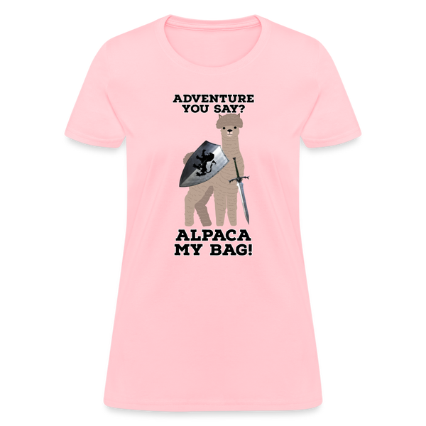 Alpaca My Bag Sword Version - Women's T-Shirt - pink