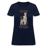 Alpaca My Bag Sword Version - Women's T-Shirt - navy