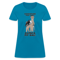 Alpaca My Bag Sword Version - Women's T-Shirt - turquoise