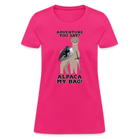 Alpaca My Bag Sword Version - Women's T-Shirt - fuchsia