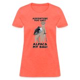Alpaca My Bag Sword Version - Women's T-Shirt - heather coral
