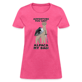 Alpaca My Bag Sword Version - Women's T-Shirt - heather pink