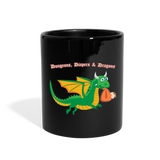 Green Dungeons, Diapers, & Dragon's Mug - black