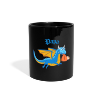 Blue Papa Dungeons, Diapers, & Dragon's Mug - black