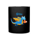 Blue Papa Dungeons, Diapers, & Dragon's Mug - black