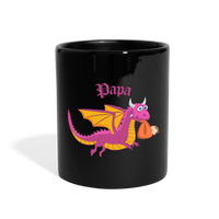 Pink Papa Dungeons, Diapers, & Dragon's Mug - black
