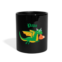 Green Papa Dungeons, Diapers, & Dragon's Mug - black