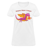 Dungeons, Diapers, & Dragon's Women's T-Shirt - white