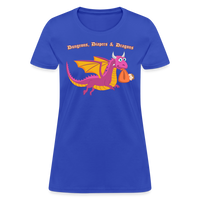 Dungeons, Diapers, & Dragon's Women's T-Shirt - royal blue