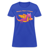 Dungeons, Diapers, & Dragon's Women's T-Shirt - royal blue