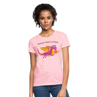 Dungeons, Diapers, & Dragon's Women's T-Shirt - pink
