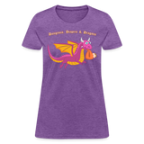 Dungeons, Diapers, & Dragon's Women's T-Shirt - purple heather