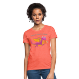 Dungeons, Diapers, & Dragon's Women's T-Shirt - heather coral