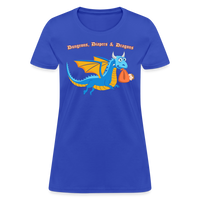 Blue Dungeons, Diapers, & Dragons Women's T-Shirt - royal blue