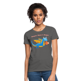 Blue Dungeons, Diapers, & Dragons Women's T-Shirt - charcoal