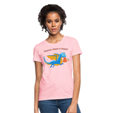 Blue Dungeons, Diapers, & Dragons Women's T-Shirt - pink