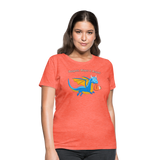 Blue Dungeons, Diapers, & Dragons Women's T-Shirt - heather coral