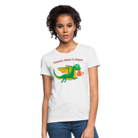 Green Dungeons, Diapers, & Dragons Women's T-Shirt - white