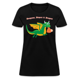 Green Dungeons, Diapers, & Dragons Women's T-Shirt - black