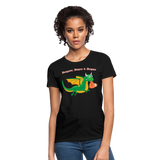 Green Dungeons, Diapers, & Dragons Women's T-Shirt - black