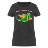 Green Dungeons, Diapers, & Dragons Women's T-Shirt - heather black