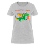 Green Dungeons, Diapers, & Dragons Women's T-Shirt - heather gray