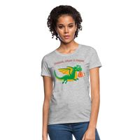 Green Dungeons, Diapers, & Dragons Women's T-Shirt - heather gray