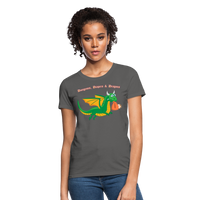 Green Dungeons, Diapers, & Dragons Women's T-Shirt - charcoal