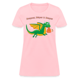 Green Dungeons, Diapers, & Dragons Women's T-Shirt - pink