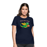Green Dungeons, Diapers, & Dragons Women's T-Shirt - navy