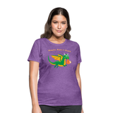 Green Dungeons, Diapers, & Dragons Women's T-Shirt - purple heather