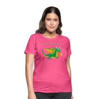 Green Dungeons, Diapers, & Dragons Women's T-Shirt - heather pink