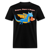 Blue Dungeons, Diapers, & Dragons Unisex Classic T-Shirt - black