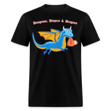 Blue Dungeons, Diapers, & Dragons Unisex Classic T-Shirt - black