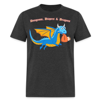 Blue Dungeons, Diapers, & Dragons Unisex Classic T-Shirt - heather black