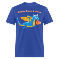 Blue Dungeons, Diapers, & Dragons Unisex Classic T-Shirt - royal blue