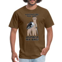 Alpaca My Bag Sword Version Unisex Classic T-Shirt - brown