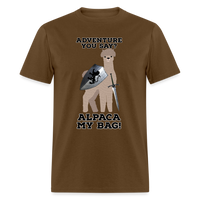 Alpaca My Bag Sword Version Unisex Classic T-Shirt - brown