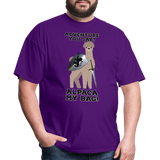 Alpaca My Bag Sword Version Unisex Classic T-Shirt - purple