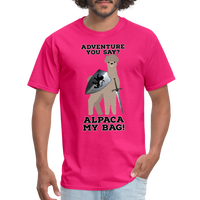 Alpaca My Bag Sword Version Unisex Classic T-Shirt - fuchsia