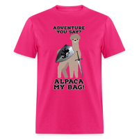 Alpaca My Bag Sword Version Unisex Classic T-Shirt - fuchsia