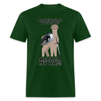 Alpaca My Bag Sword Version Unisex Classic T-Shirt - forest green